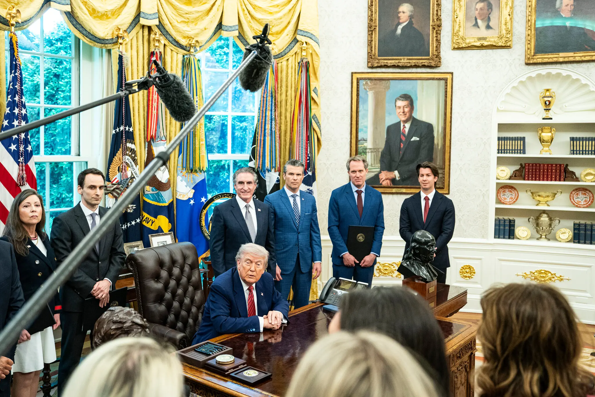 Президент Трамп у Білому домі в п'ятницю.